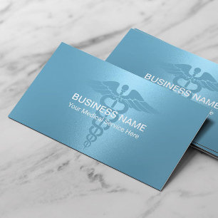 Symbol Modern Light Blue - Medicinska ledtrådar Visitkort