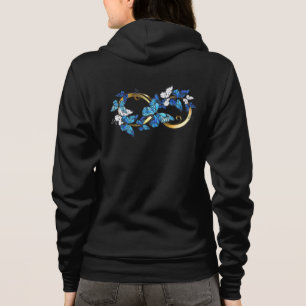 Symbol oändlighet av blå Morpho fjärilar T Shirt