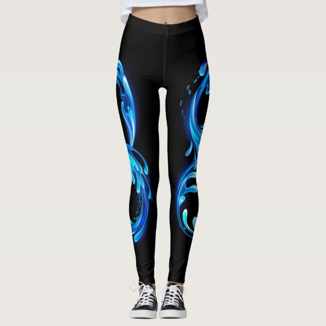 Symbol Oändlighet av Kall Rent Vatten Leggings (Framsida)