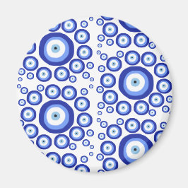 Symbol Öga Lycka till Mönster Magnet