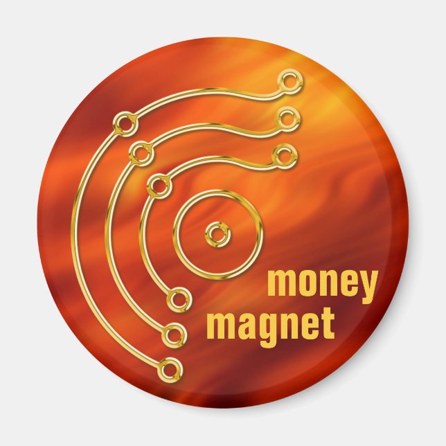 Symbol RUNA/GULD, pengar, magnet (Framsidan)