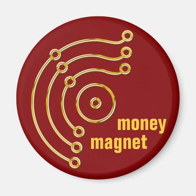 Symbol RUNA/GULD, pengar, magnet (Framsidan)