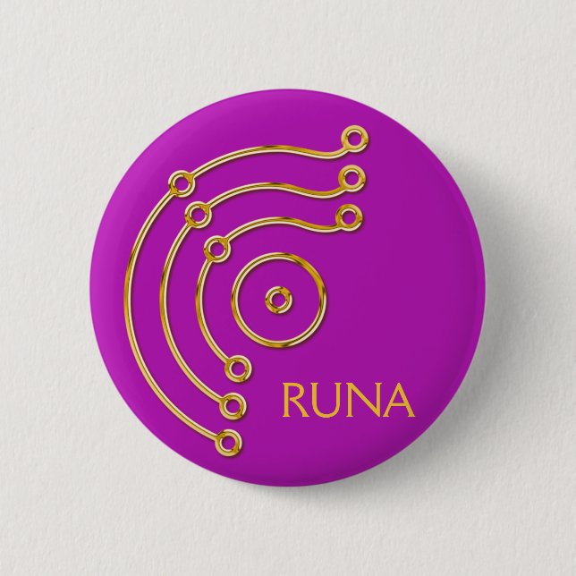 Symbol RUNA/GULD, RUNA magenta Knapp (Framsida)