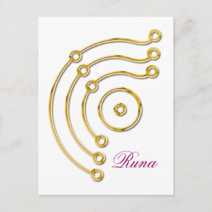 Symbol RUNA/GULD, Runa Vykort