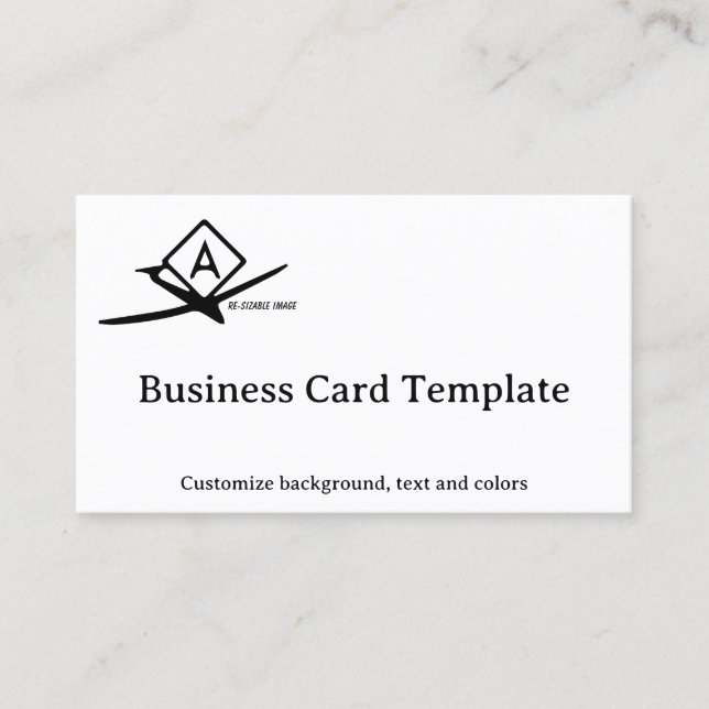 Symbol Sectional Chart Aerobatic Practice Area Visitkort (Framsida)