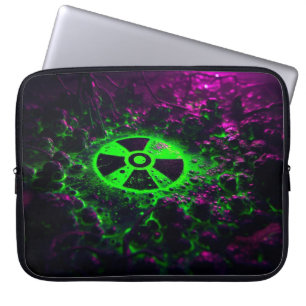 symbol Slösas när giftiga ämnen växlas Laptop Fodral