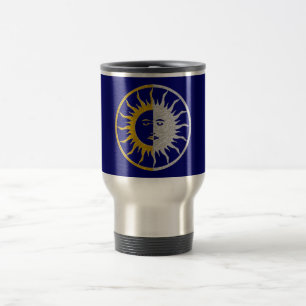 Symbol sol & MÅNE - guld silver Resemugg
