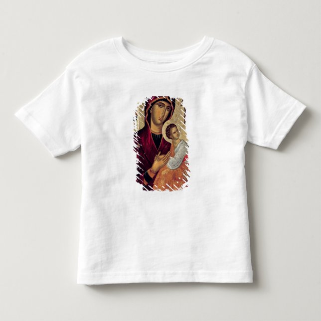Symbol som visar den heliga modern av passionen t-shirt (Framsida)