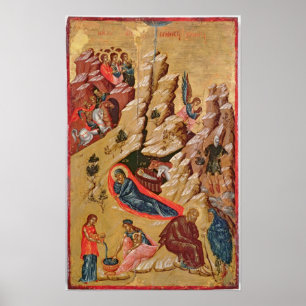 Symbol som visar nativityen poster