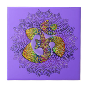 Symbol Universal OM/AUM - Ornament Kakelplatta