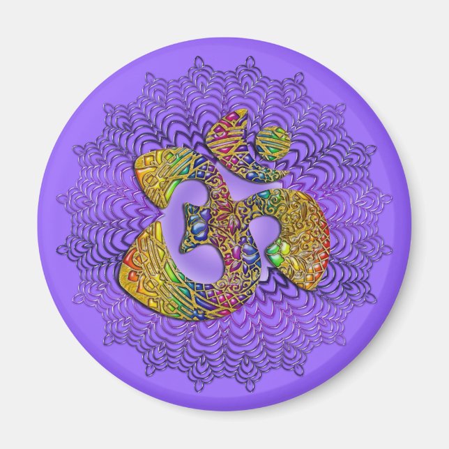 Symbol Universal OM/AUM - Ornament Magnet (Framsidan)