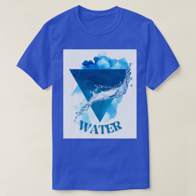 Symbol vatten Inslag T Shirt (Design framsida)