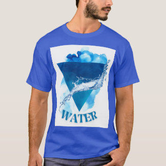Symbol vatten Inslag T Shirt
