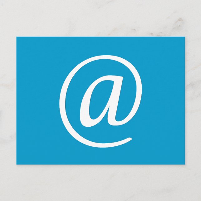 @ Symbol-vykort - blått Vykort (Framsida)