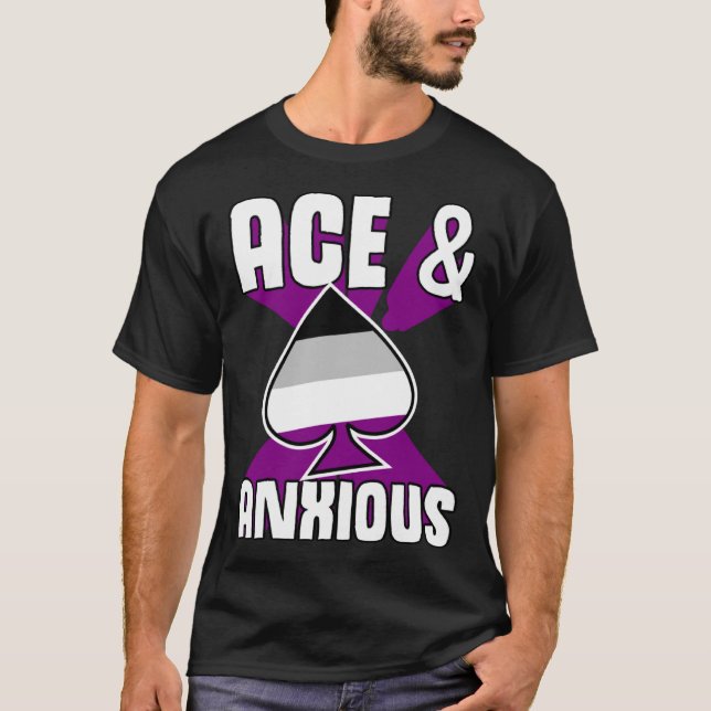 Symbolen Ace och angioödem Pride introducerar T Shirt (Framsida)