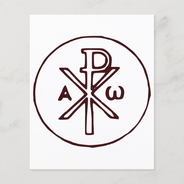 Symbolen Chi-Rho Christogram (Framsida)