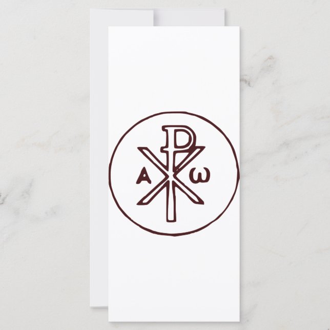 Symbolen Chi-Rho Christogram (Framsida)