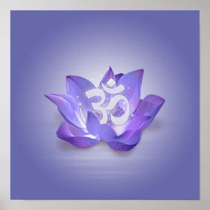 Symbolen Peri Lotus och OM Poster