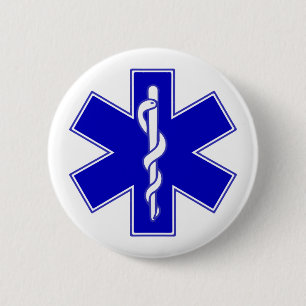 Symbolen Star of Life Knapp