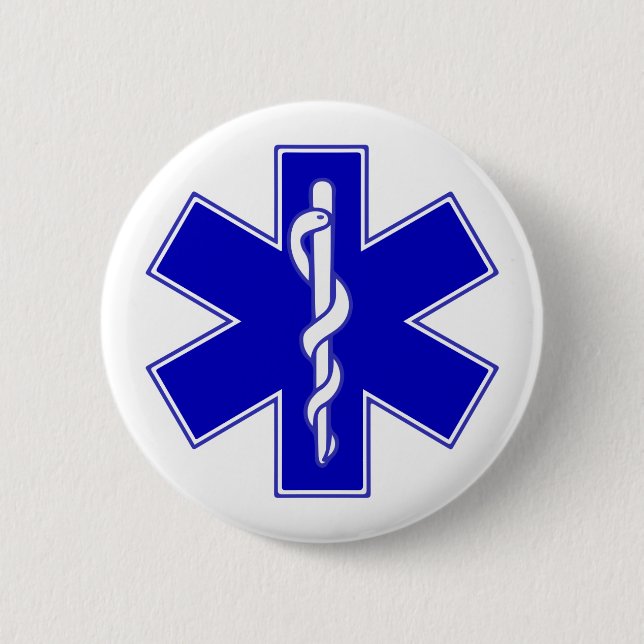 Symbolen Star of Life Knapp (Framsida)