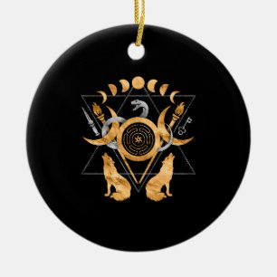Symboler av Hecate Julgransprydnad Keramik