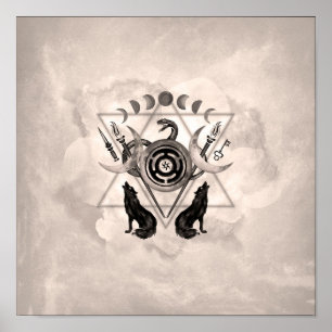 Symboler av Hecate Poster