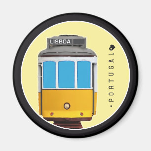 Symboler av Portugal - den Lisbon spårvägen Magnet