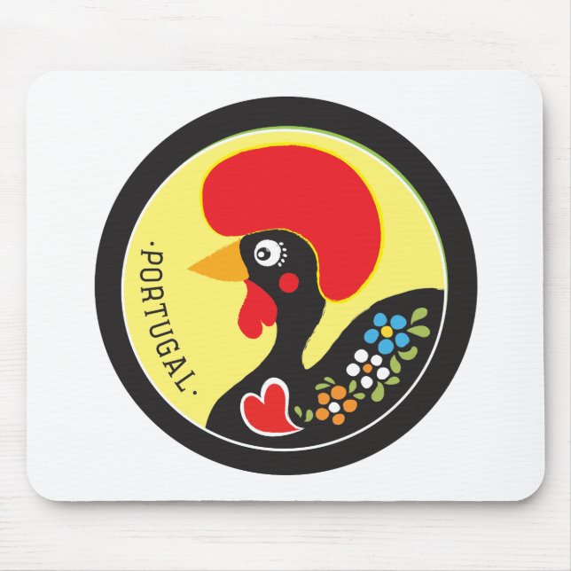 Symboler av Portugal - Galo de Barcelos Musmatta (Framsidan)