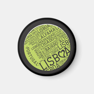 Symboler av Portugal - Lisbon Lisboa Magnet