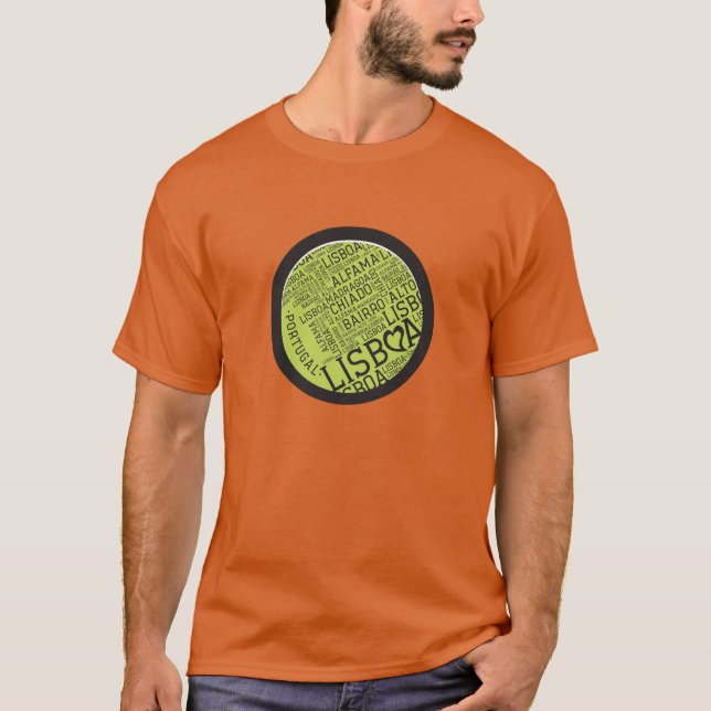 Symboler av Portugal - Lisbon Lisboa T-shirt (Framsida)