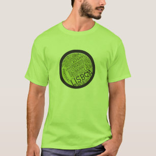 Symboler av Portugal - Lisbon Lisboa Tee Shirt