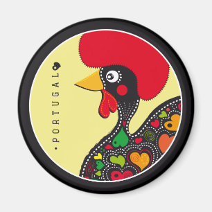 Symboler av Portugal - tupp Magnet