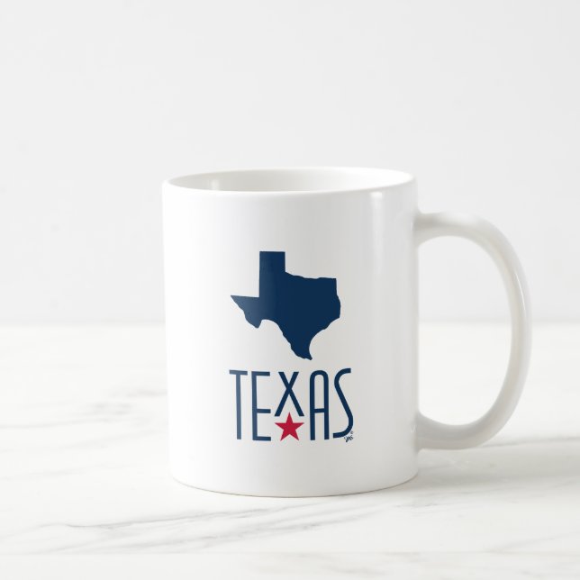 Symboler av Texas, Texas, marinblå Kaffemugg (Höger)