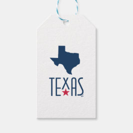Symboler av Texas, Texas, marinblå Presentetikett