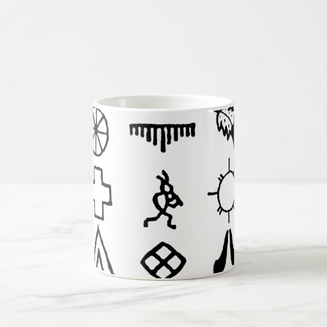 Symboler för amerikanska Bild Kaffemugg (Center)
