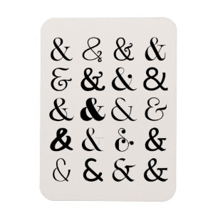 Symboler för Ampersand Magnet