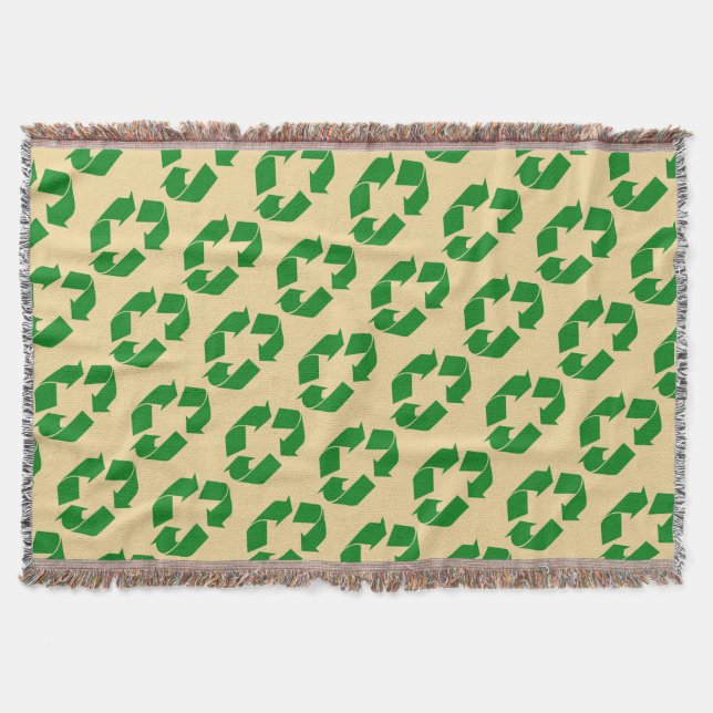 Symboler för Återvinna av grönt Filt (Framsidan)