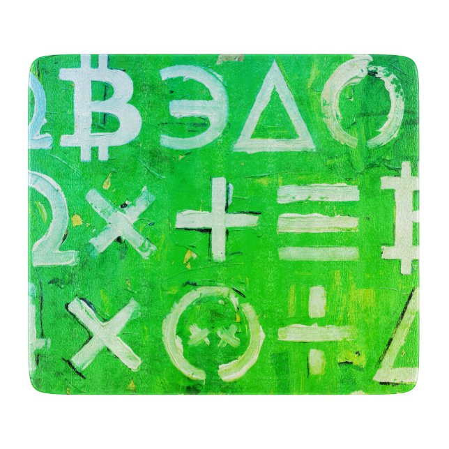 Symboler för Bitcoin (Ljus grön vinst - 5) (Framsidan)