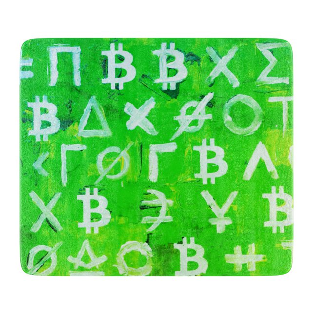 Symboler för Bitcoin (ljus vinstgrön - 1) (Framsidan)