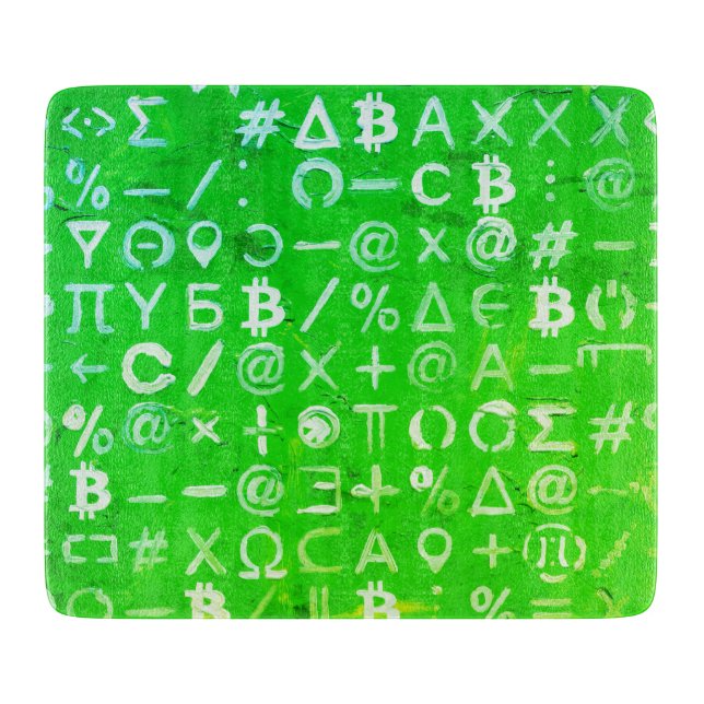 Symboler för Bitcoin (Ljus vinstgrön - 8) (Framsidan)