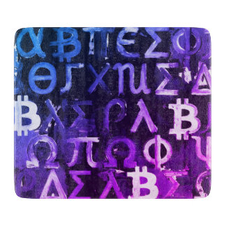 Symboler för Bitcoin (stil: Miami lila - 5)