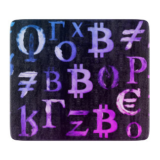 Symboler för Bitcoin (stil: Miami lila - 8)