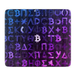 Symboler för Bitcoin (stil: Miami lila - 9)