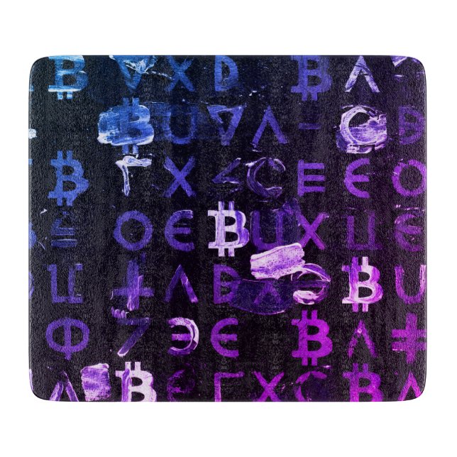 Symboler för Bitcoin (stil: Miami Purple - 4) (Framsidan)