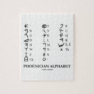 Symboler för fotociska alfabet Ancient Language Pussel
