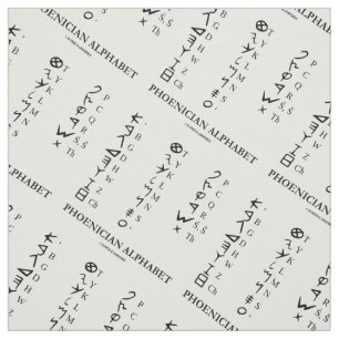 Symboler för fotociska alfabet Linguistics Tyg