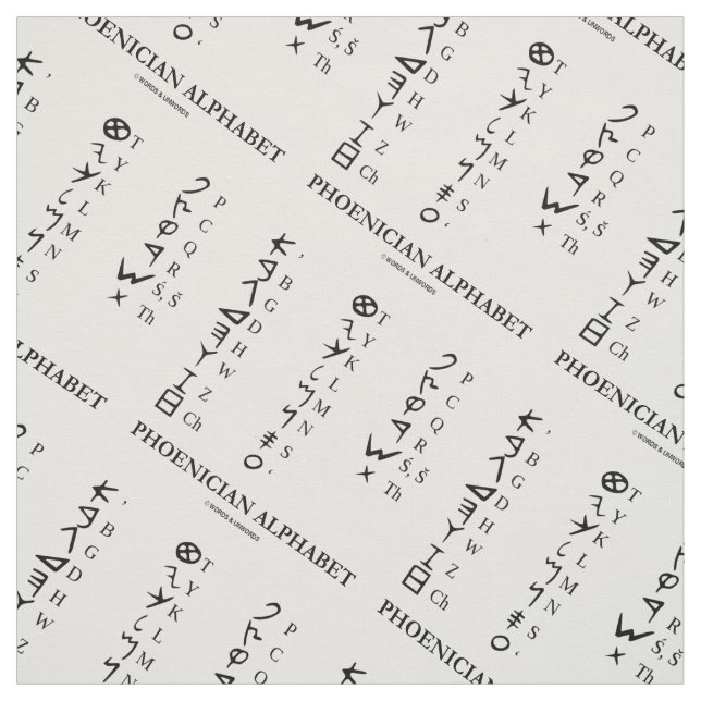 Symboler för fotociska alfabet Linguistics Tyg (Provkarta)