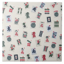 Symboler för Mahjong-plattor Kakelplatta