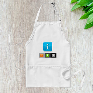 Symboler för modern Glossy-information Förkläde