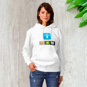 Symboler för modern Glossy-information T Shirt